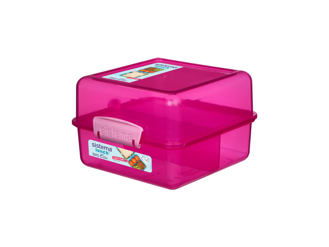 Buy Sistema 1.4L Lunch Cube – 2-Level Lunch Box | in Qatar Buy Sistema 1.4L Lunch Cube – 2-Level Lunch Box | in Qatar